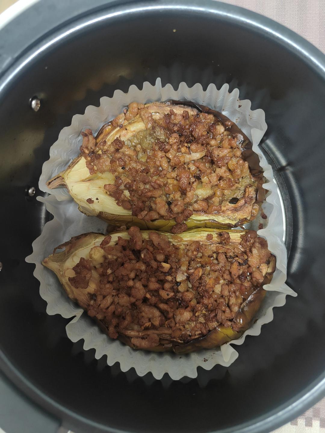 蒜香肉末烤茄子