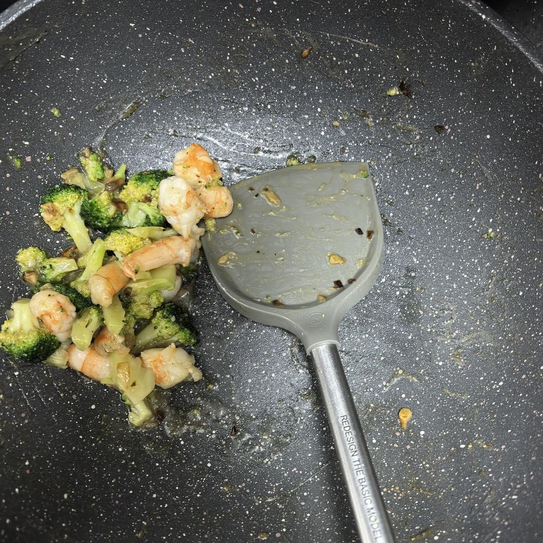 减肥去脂的西兰花炒虾仁