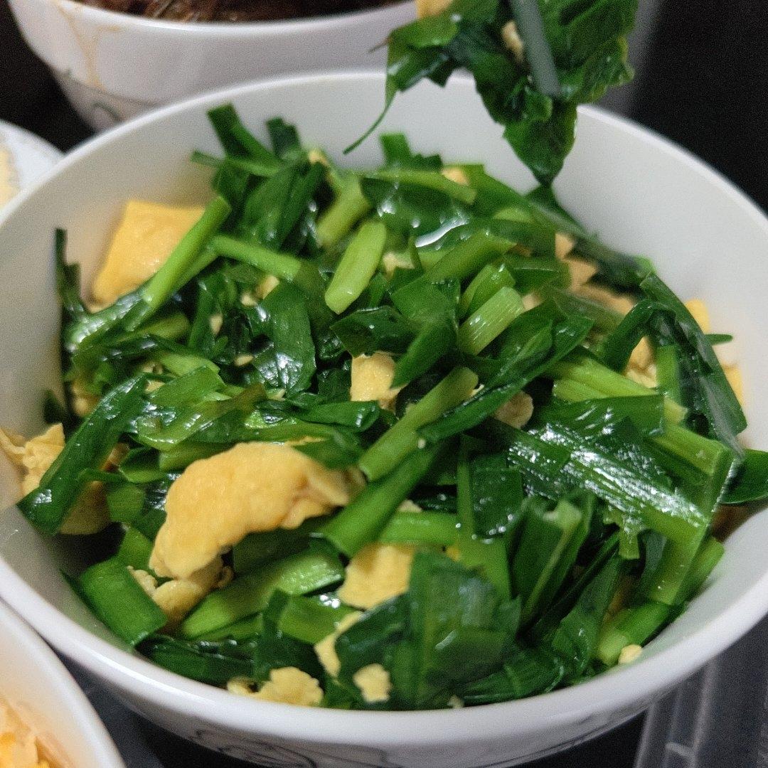 韭菜炒鸡蛋——三分钟快手下饭菜 掌握火候的秘诀