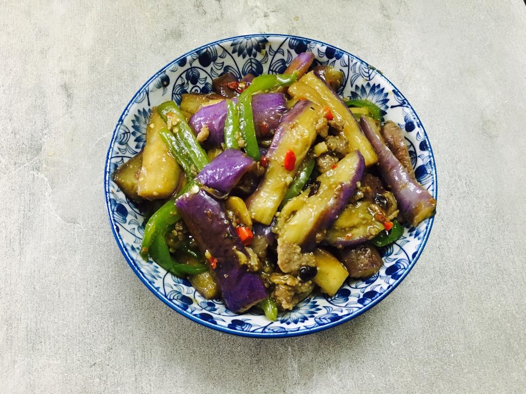 红烧肉沫茄子