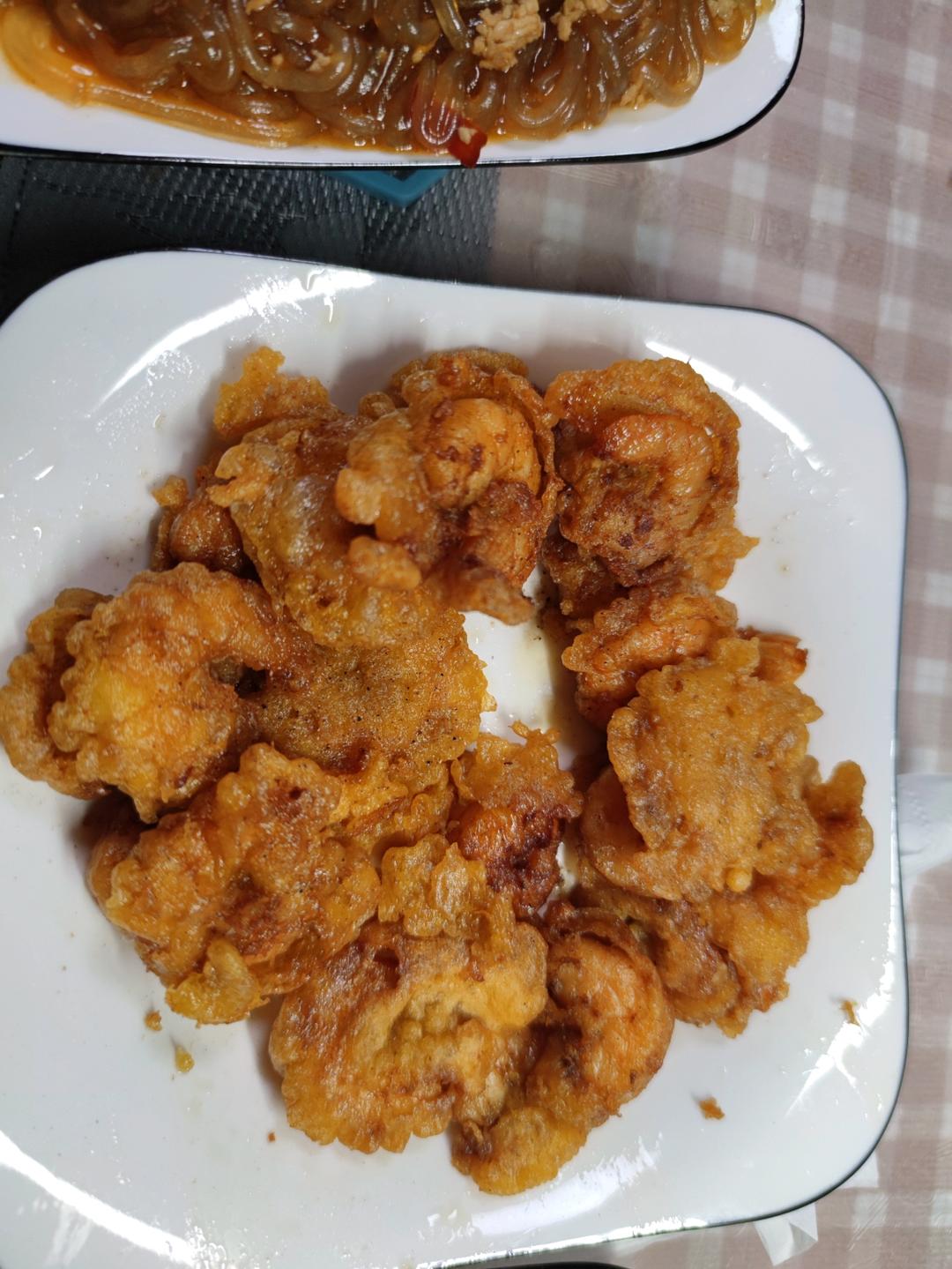 椒盐软炸虾仁～孩子们爱吃的营养美味