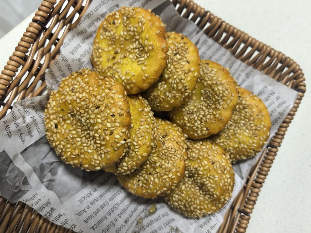 平底锅就能做!香甜软糯的南瓜饼