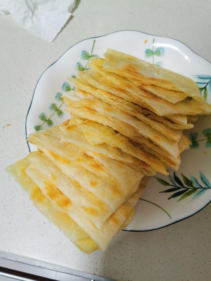 层次分明薄如蝉翼的家常基础烙饼