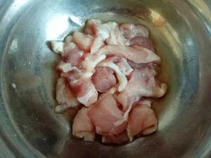 有机菜花小炒肉的做法 步骤2
