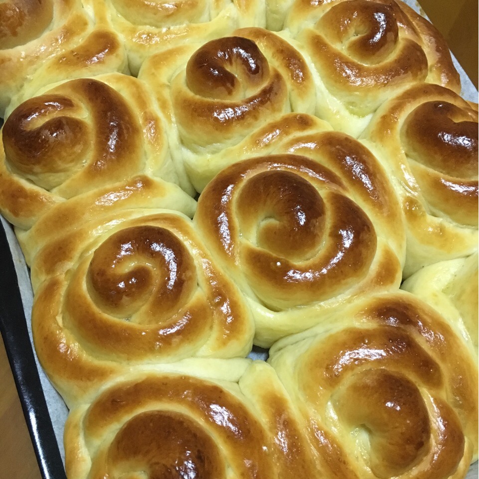 玫瑰花面包