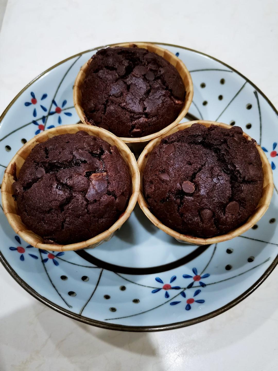 浓郁巧克力马芬