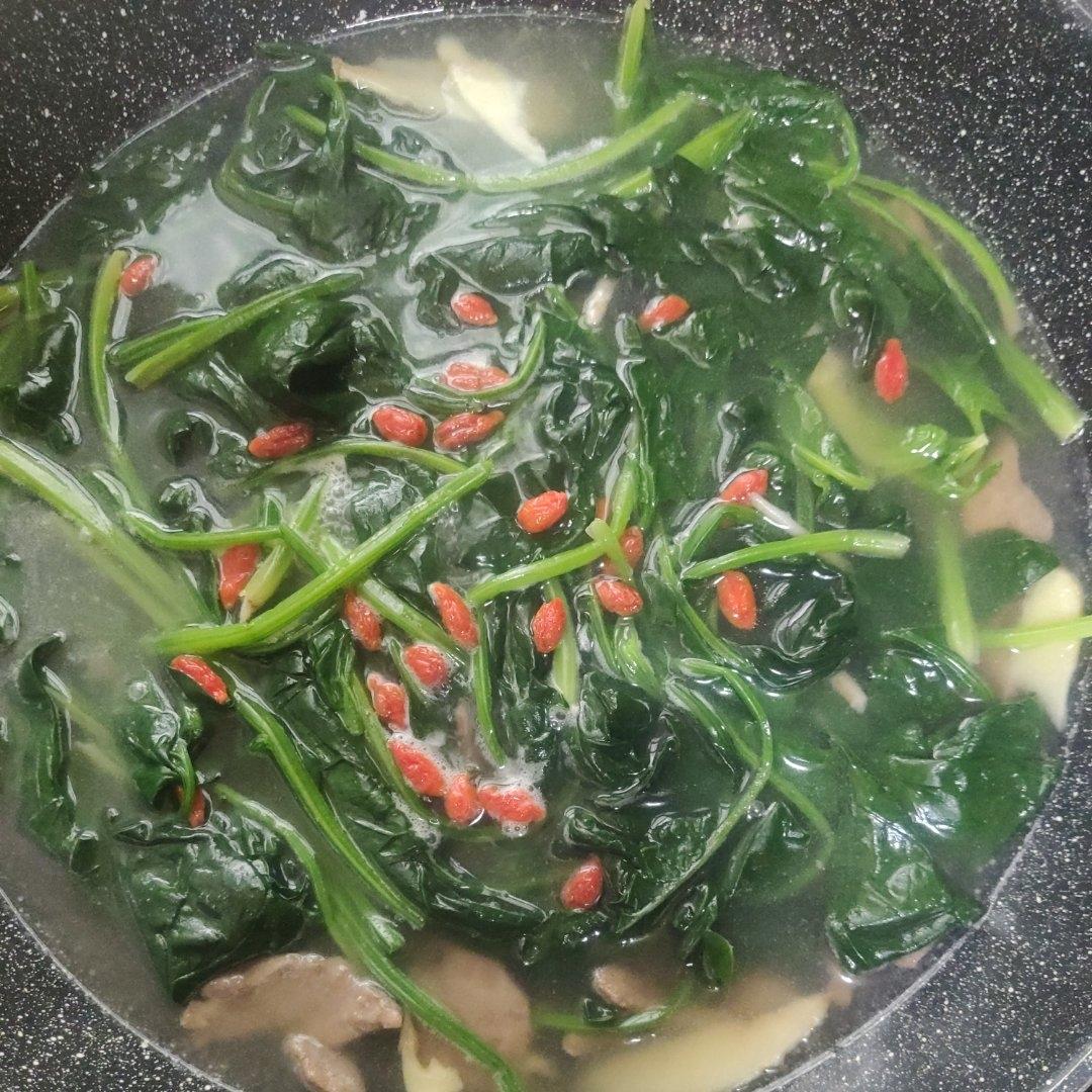 菠菜猪肝汤