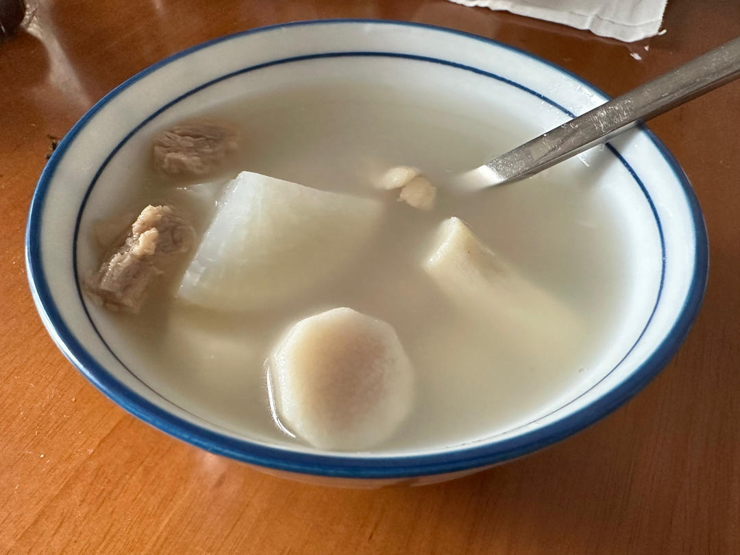 冬日限定——清炖萝卜牛腩（照例附蘸料）