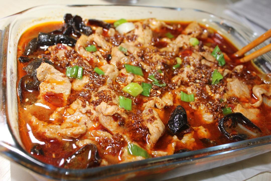 堂妈小厨——水煮肉片