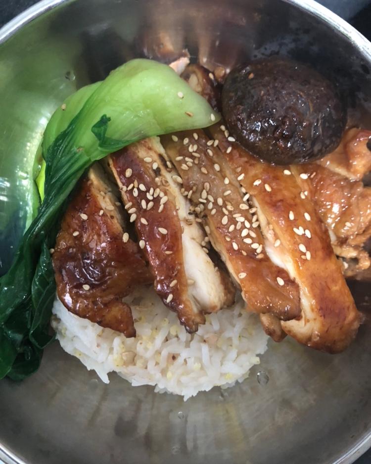 照烧鸡腿饭