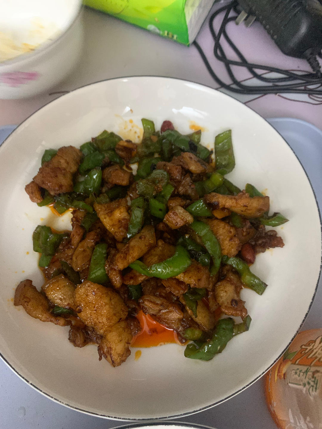 青椒炒肉片