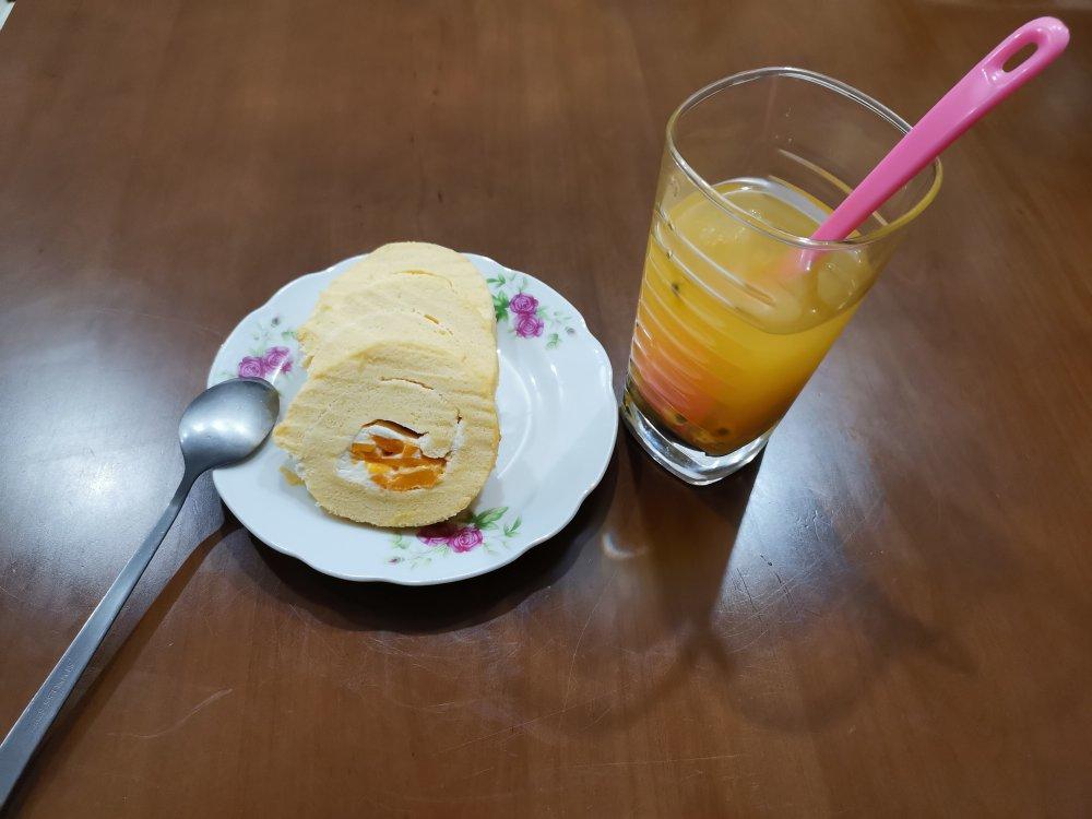 黄桃蛋糕卷（小四卷）