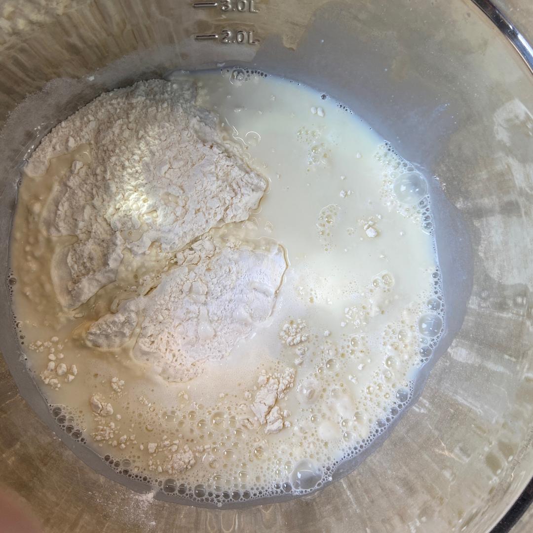 纯奶手撕吐司的做法 步骤1