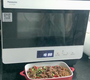 豆豉牛肉蒸粉丝｜松下JK180蒸烤箱菜谱的做法 步骤12