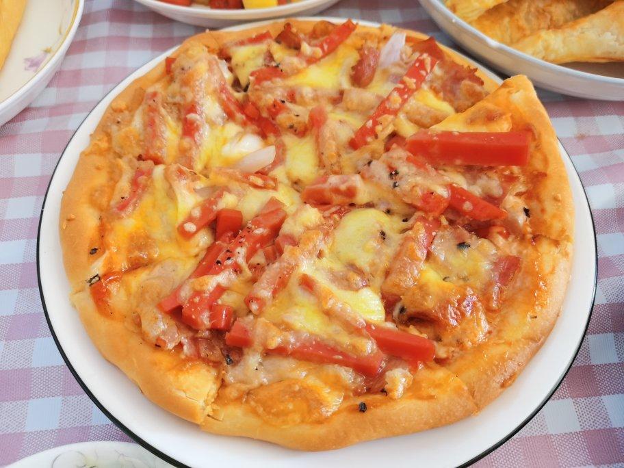 超简单的披萨饼皮🍕