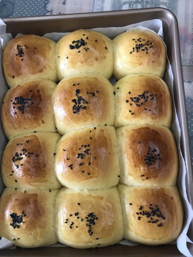 汉堡小餐包-冷藏中种法（松软好吃）
