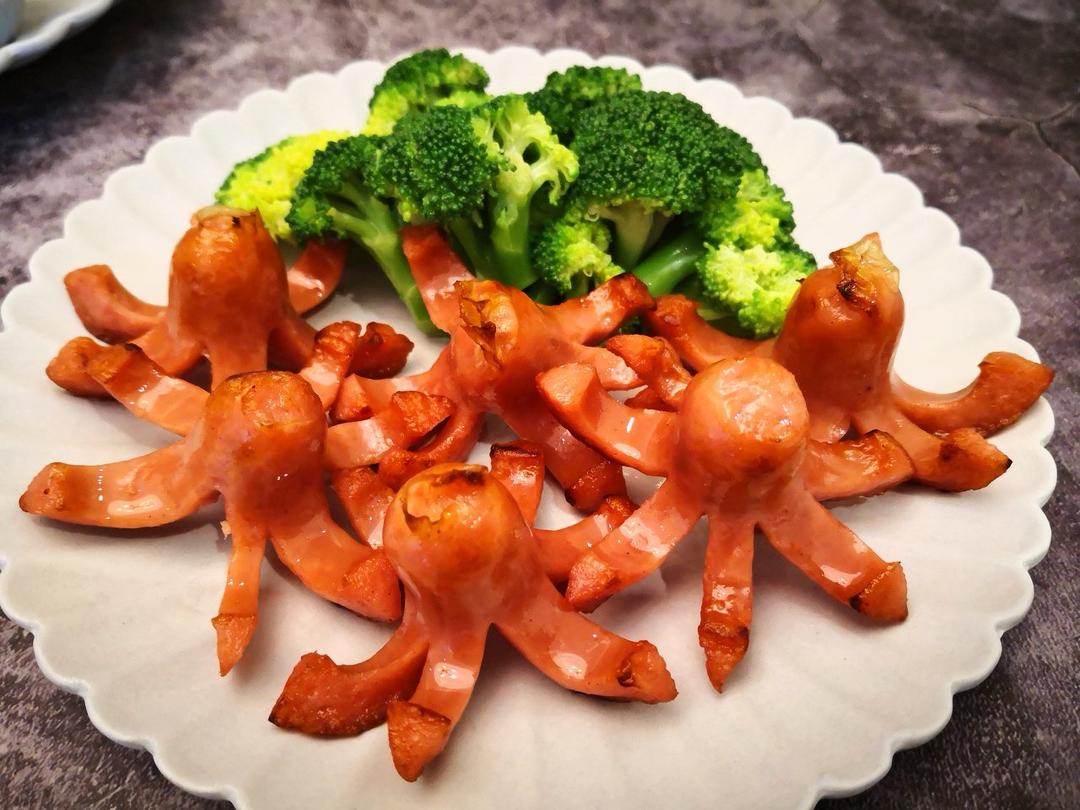 妍皙2008做的红色香肠章鱼小香肠