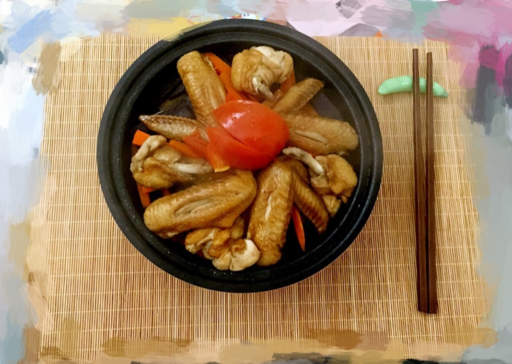 香薯鸡翅锅(塔吉锅)