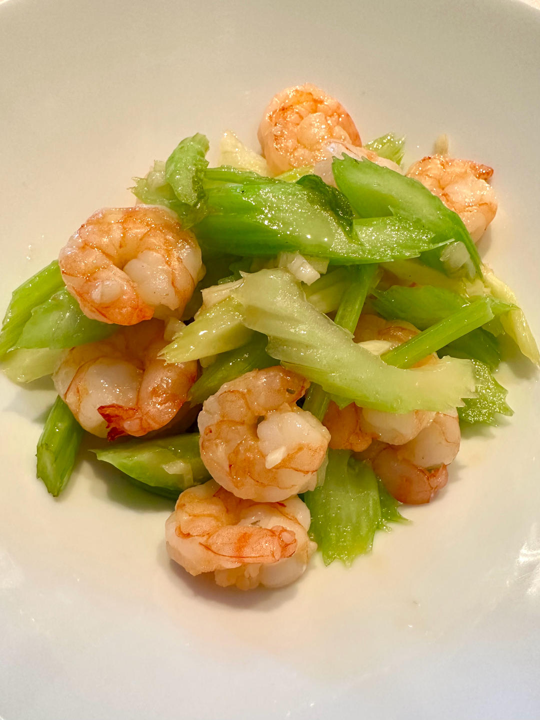 清炒芹菜虾仁