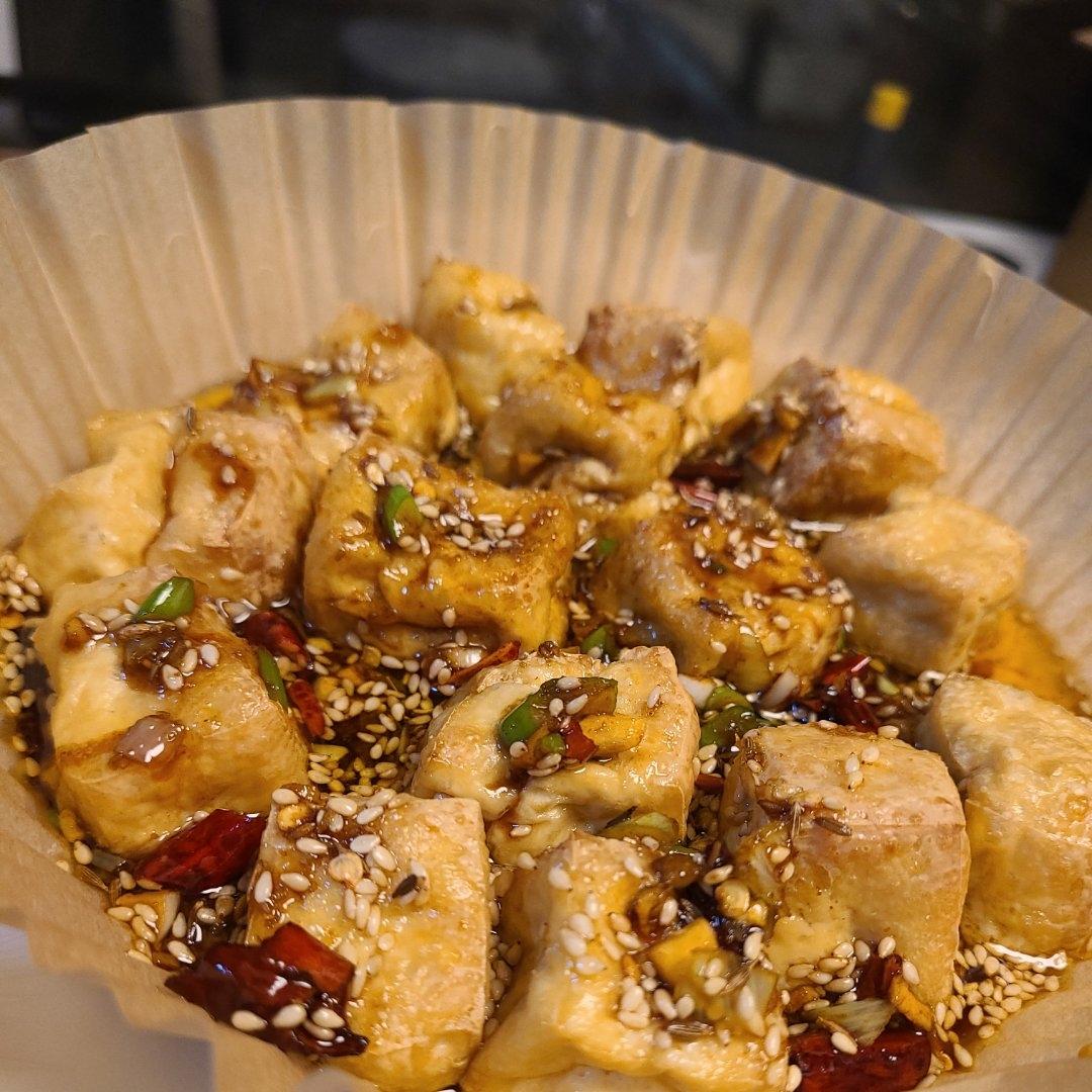 空气炸锅别闲置了❗️巨好吃～炸豆腐