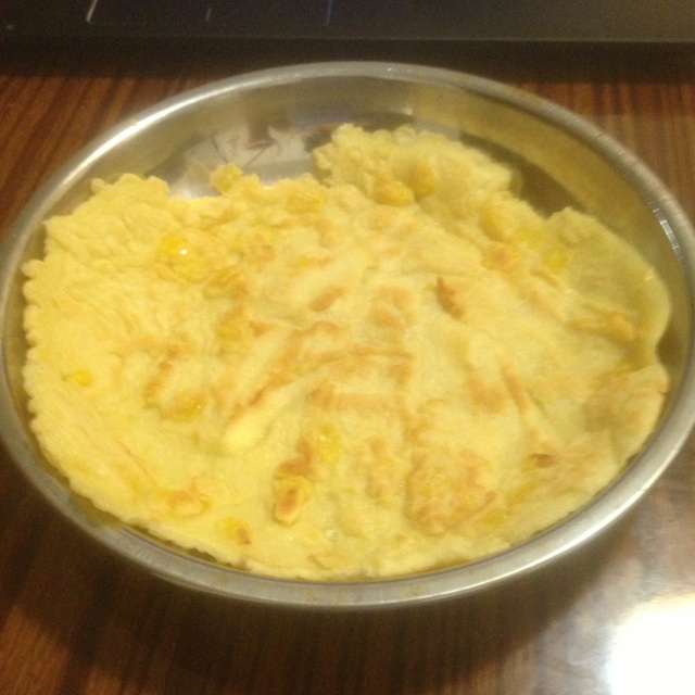 玉米鸡蛋饼