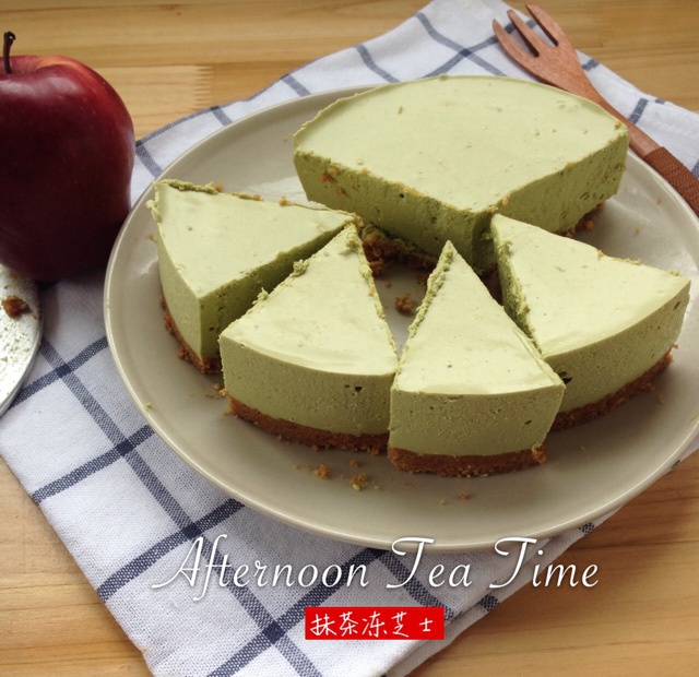 抹茶芝士慕斯蛋糕