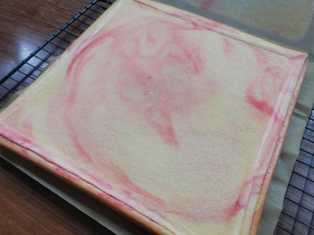 无油酸奶奶酪双享大理石蛋糕卷