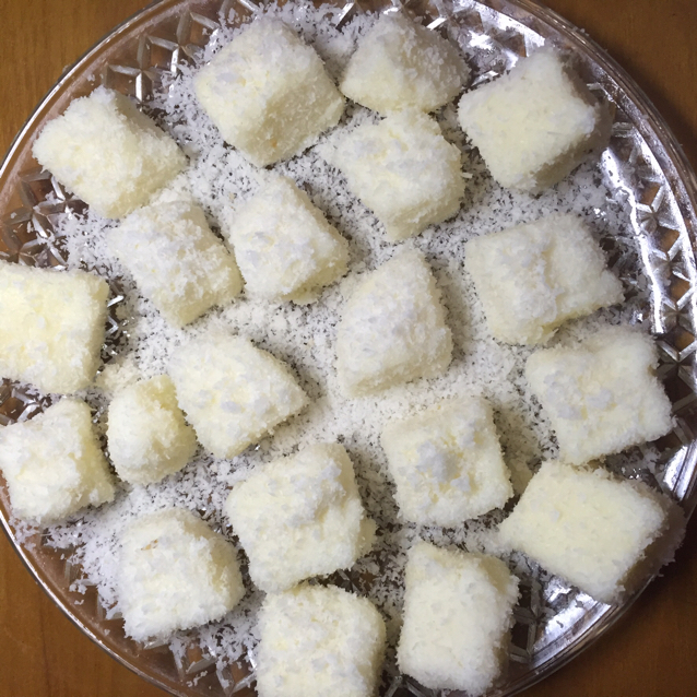 椰蓉牛奶小方