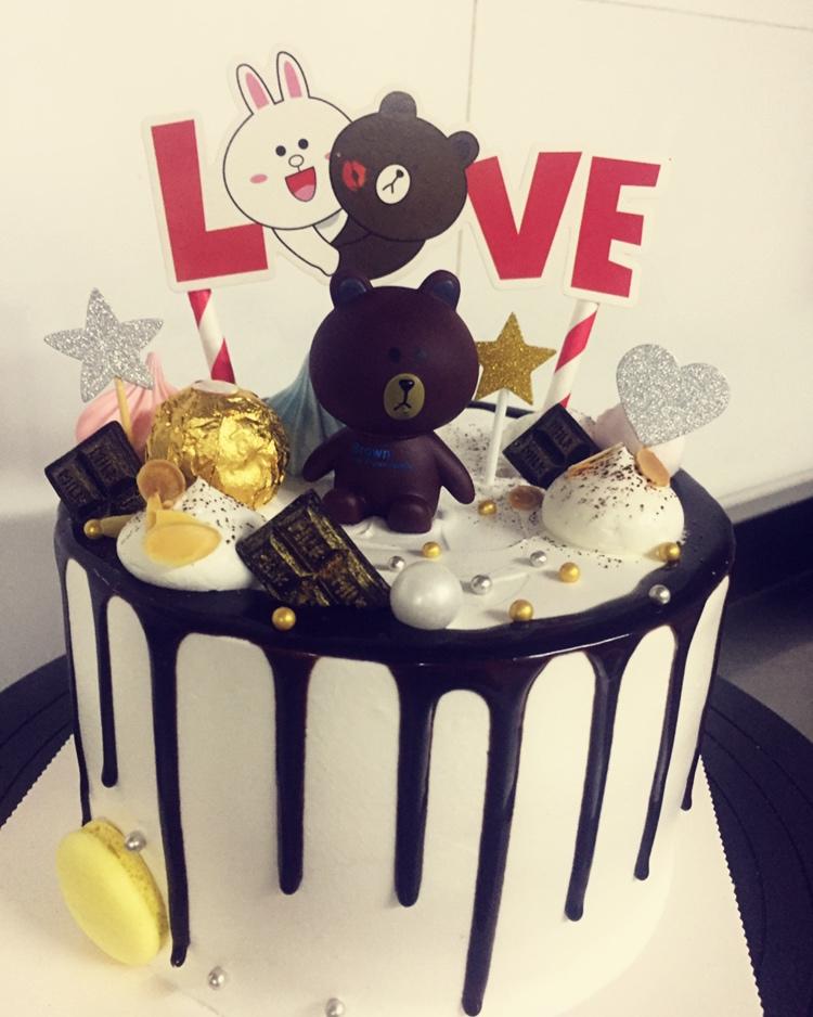 布朗熊可妮兔系列蛋糕