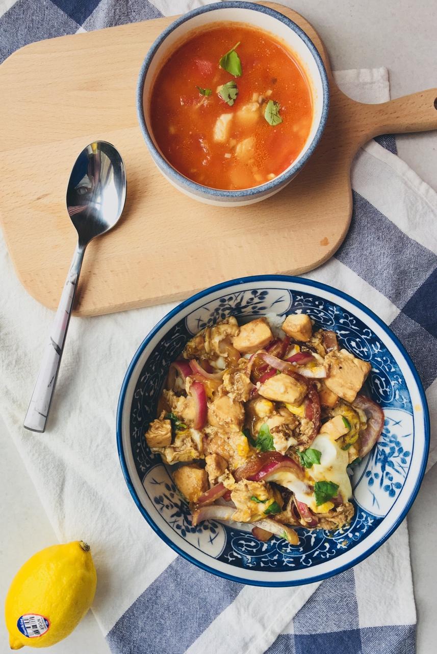 lanlan4ever做的亲子饭 oyakodon