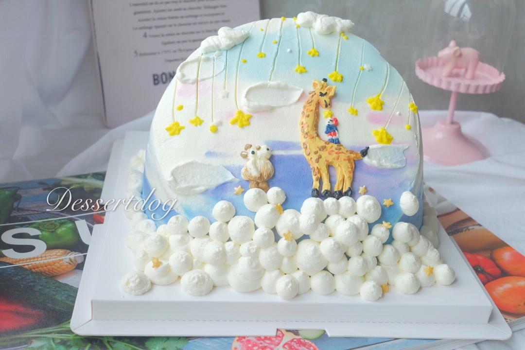 （视频）坡型蛋糕的制作