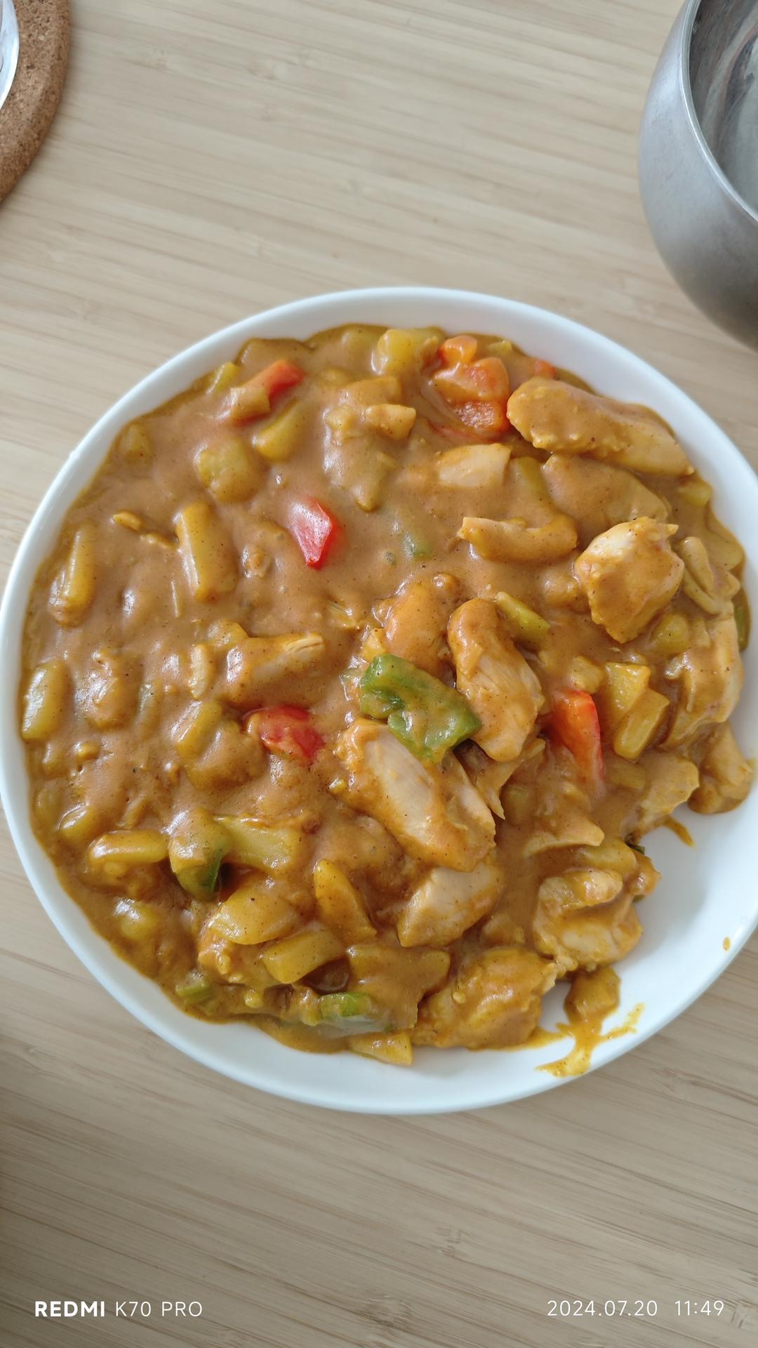 土豆咖喱鸡肉