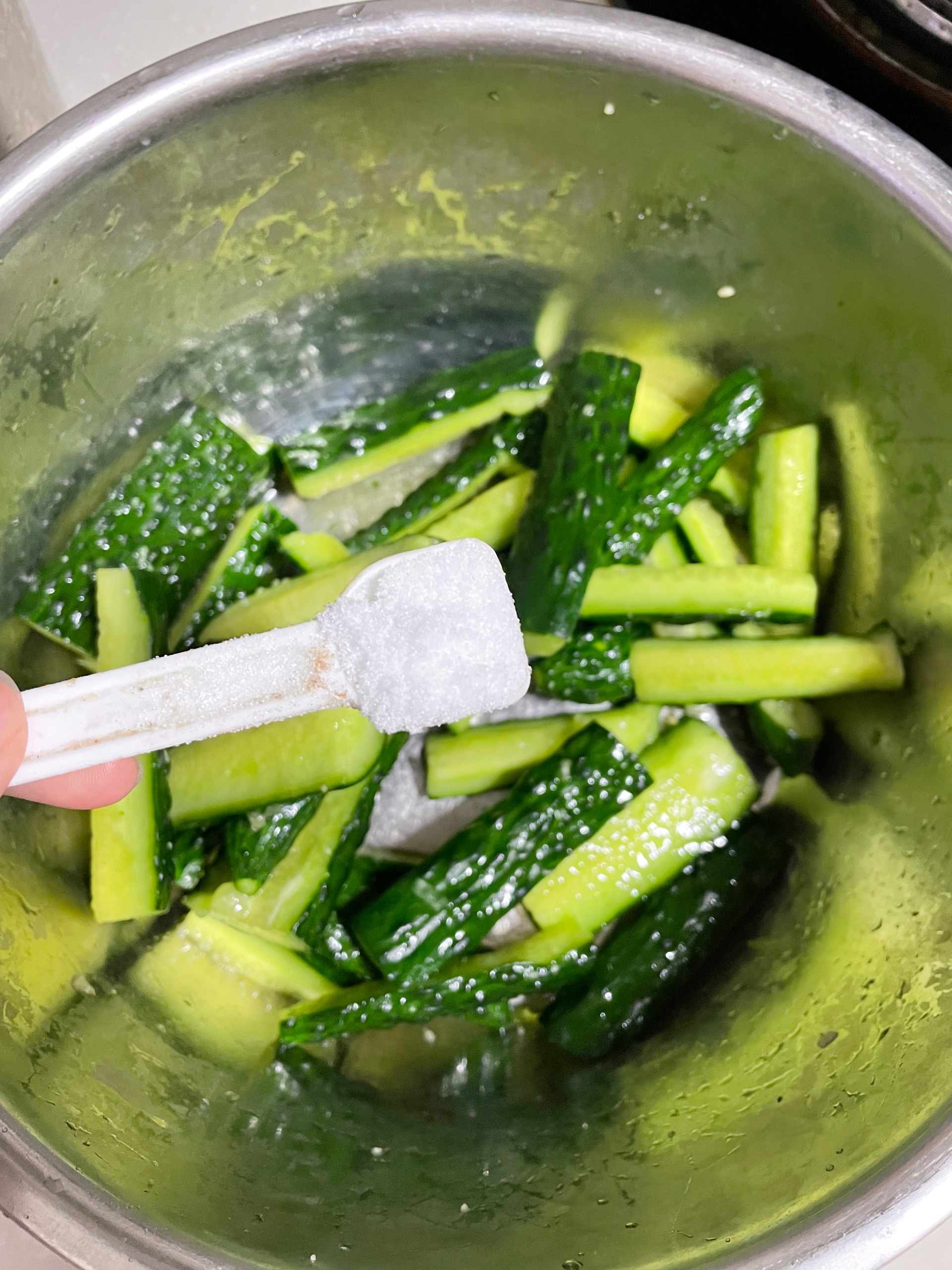 韩式黄瓜🥒泡菜【小白极简版】的做法 步骤2