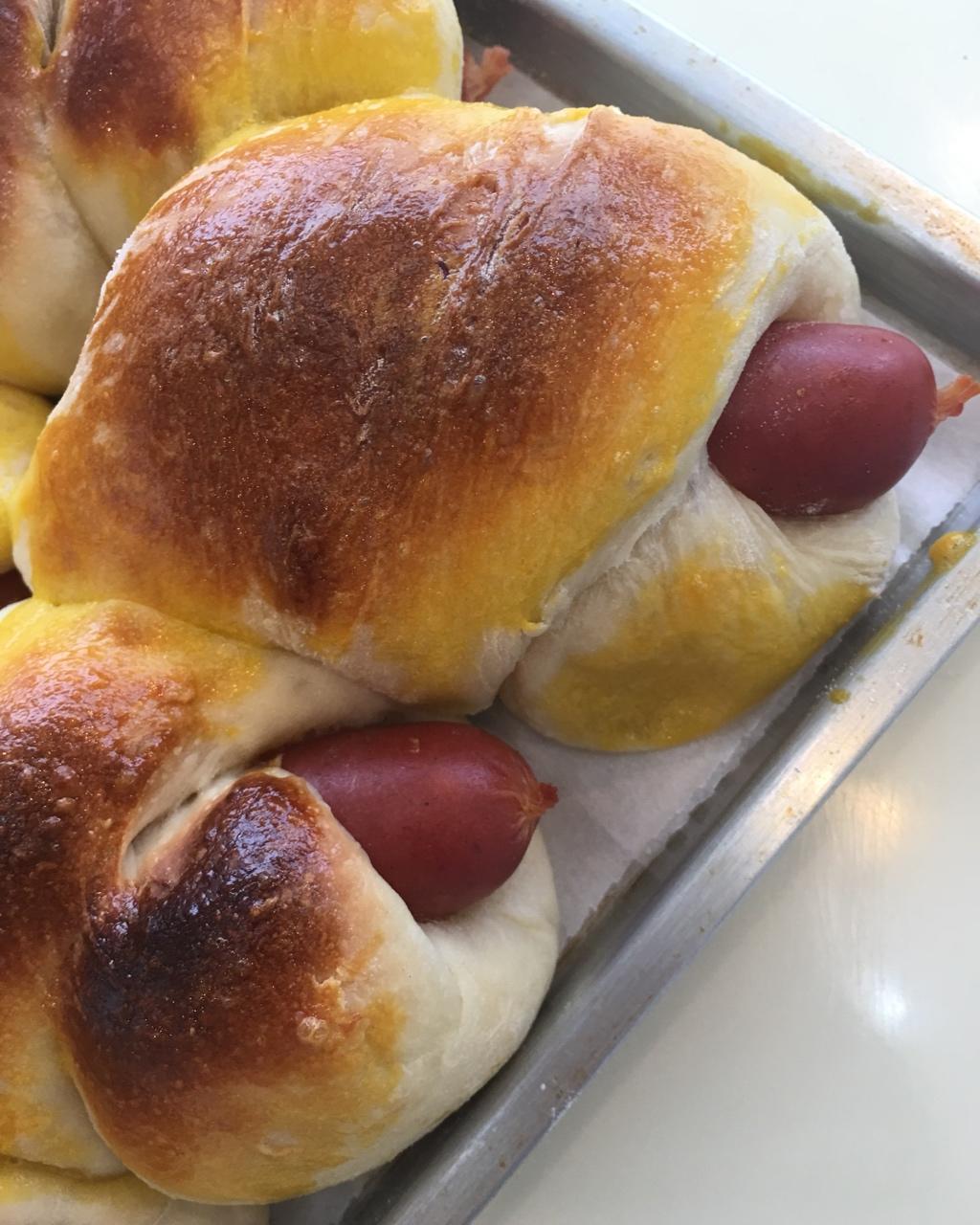 星空蓝蓝做的香香热狗包