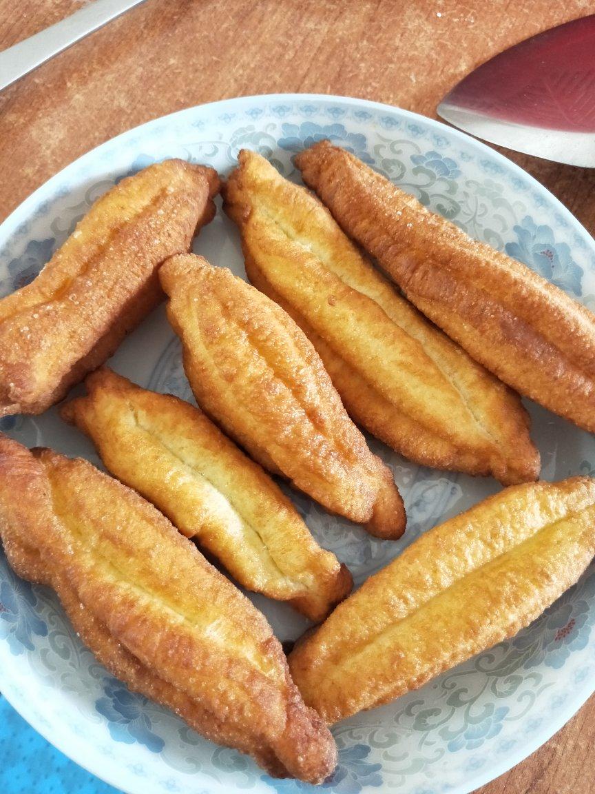 自制无泡打粉油条