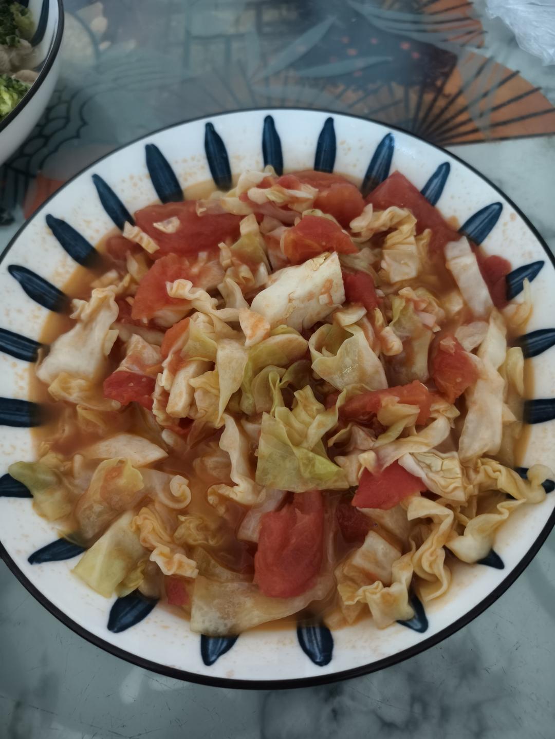 🔥低脂低卡好吃不胖❗️酸爽开胃的茄汁包菜