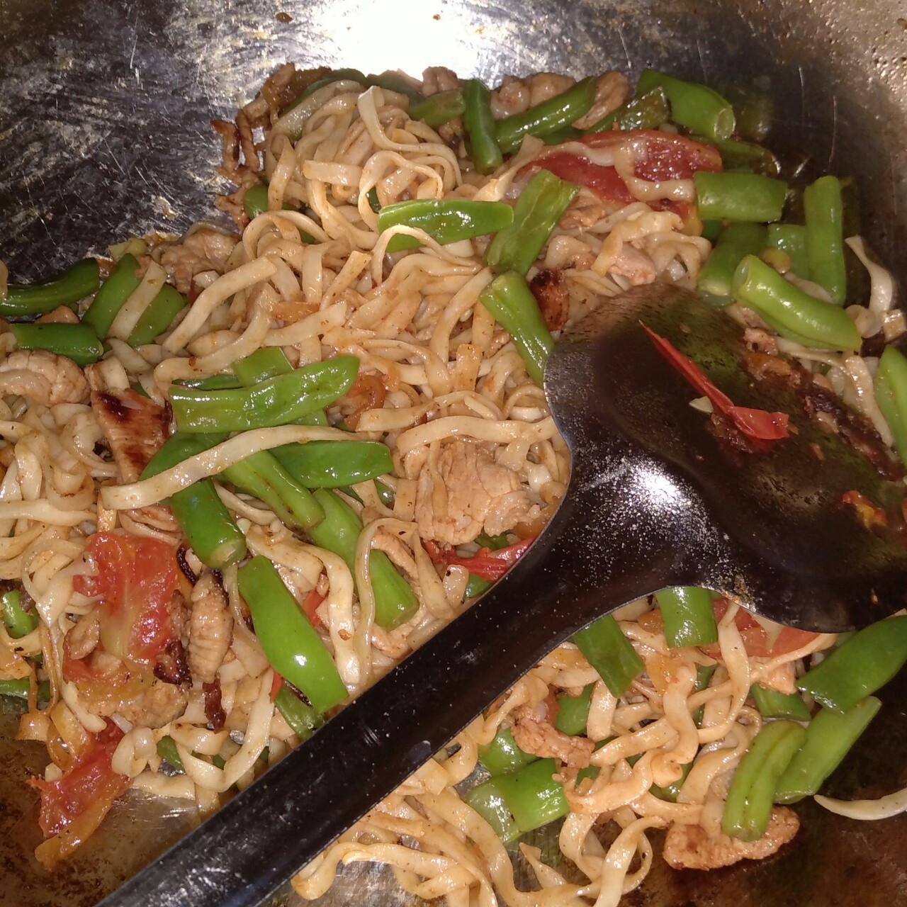 豆角焖面