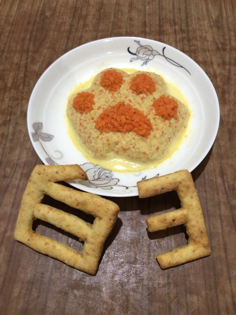 狗狗蛋糕（无面粉）无烤箱版