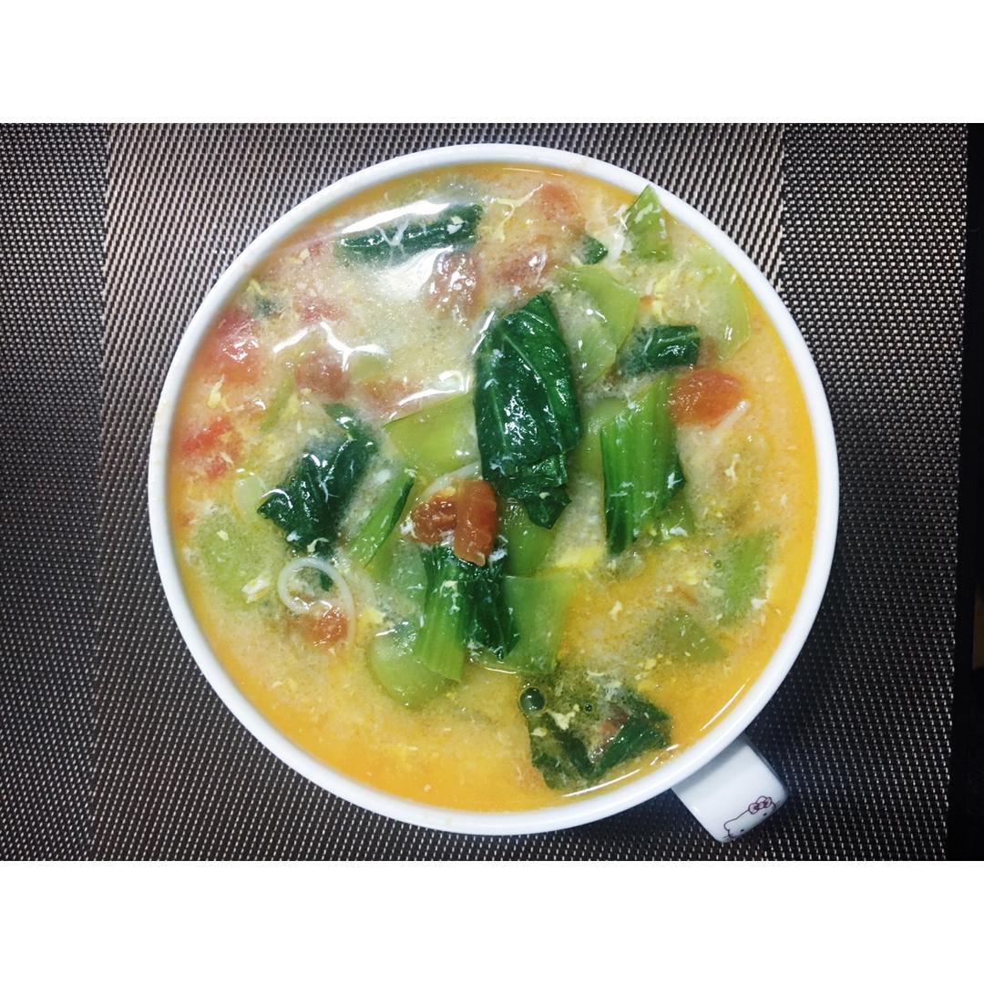 简单早饭西红柿鸡蛋挂面