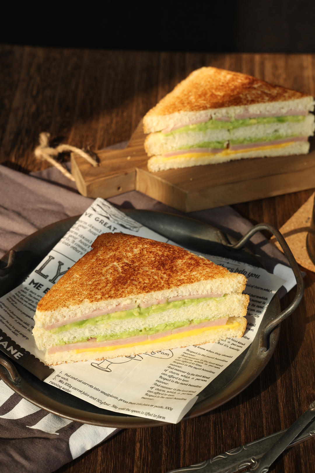 牛油果早餐三明治 Avocado Breakfast Toasted Sandwich