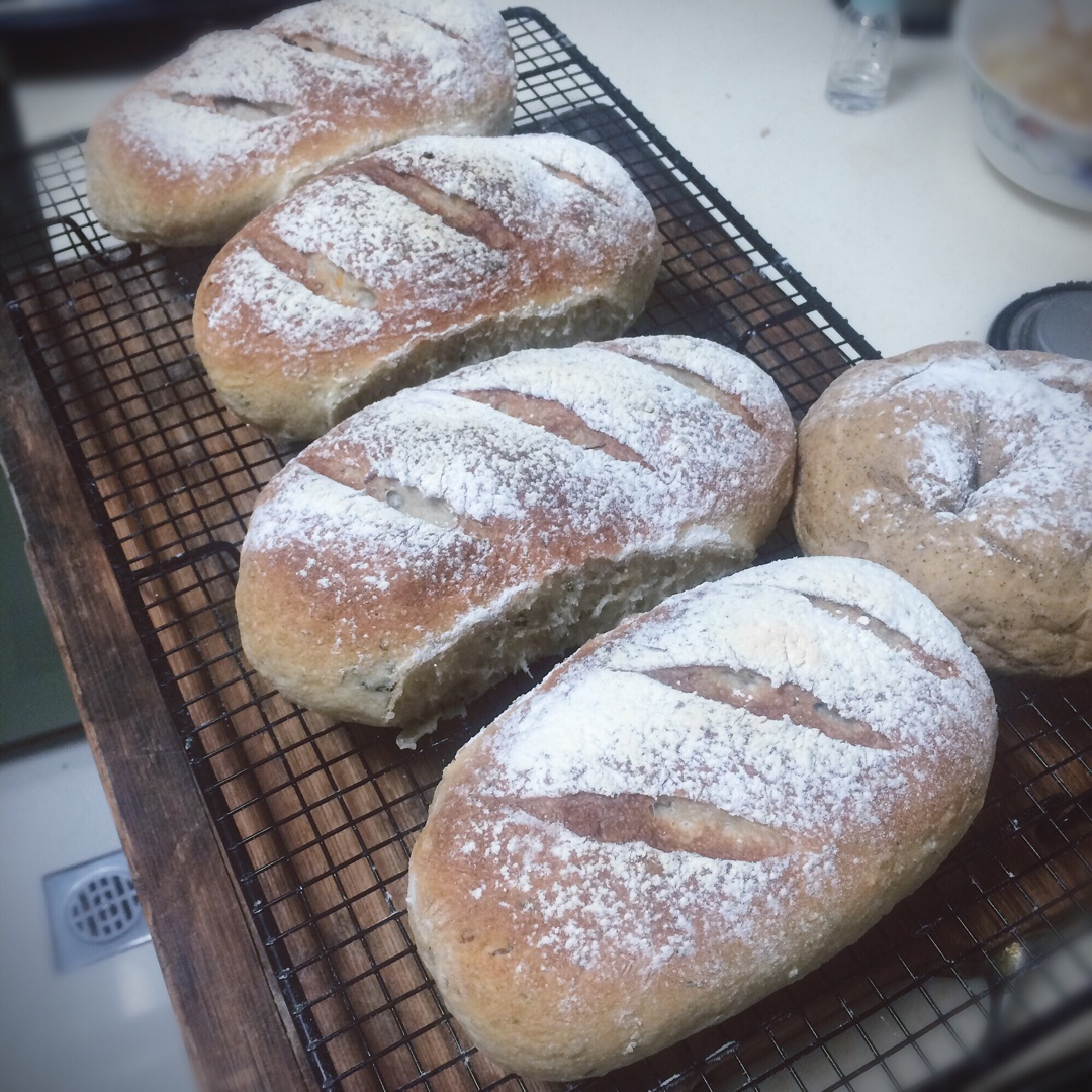 无油 橙香薄荷欧包