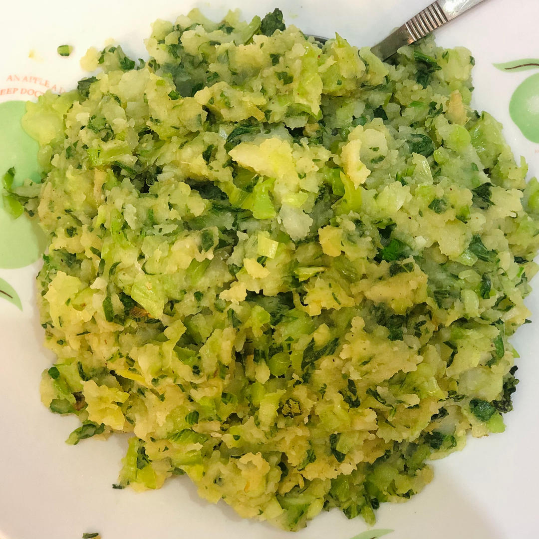 小白菜土豆泥