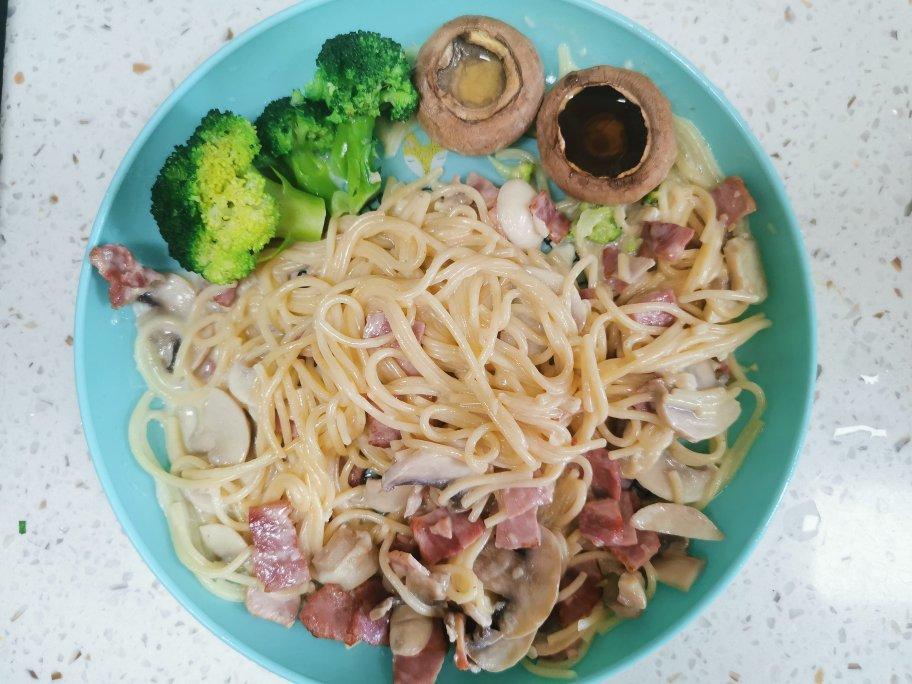 奶油培根意大利面（spaghetti）