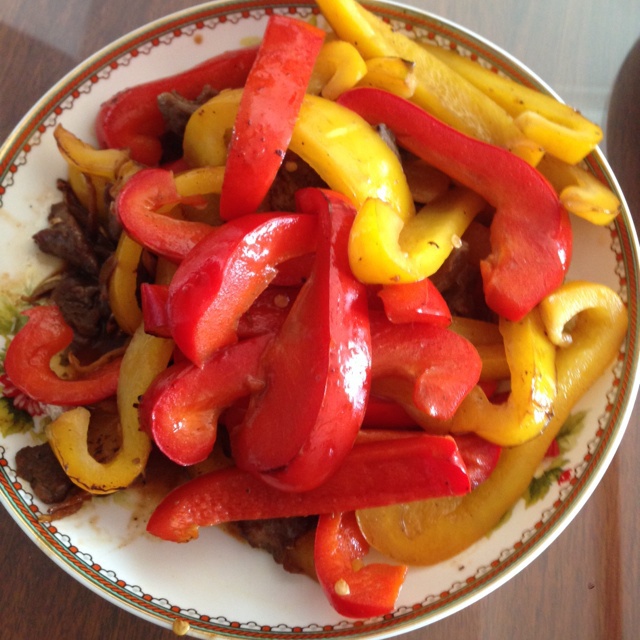 彩椒牛柳