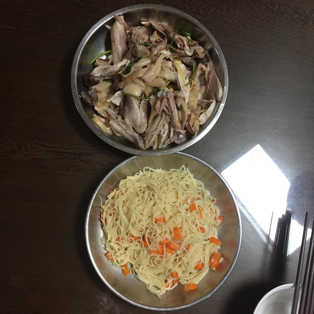 减脂健身｜凉拌手撕鸡丝（香辣&麻油版）
