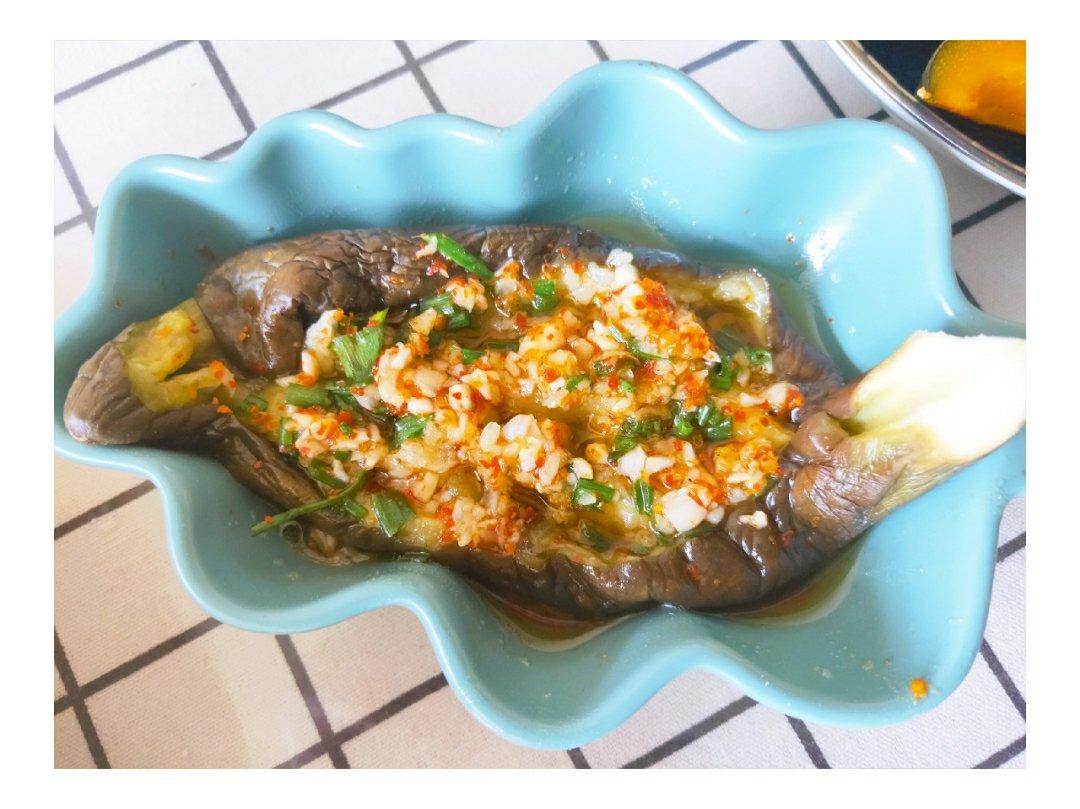 超级下饭的飘香剁椒蒜蓉蒸茄子🍆