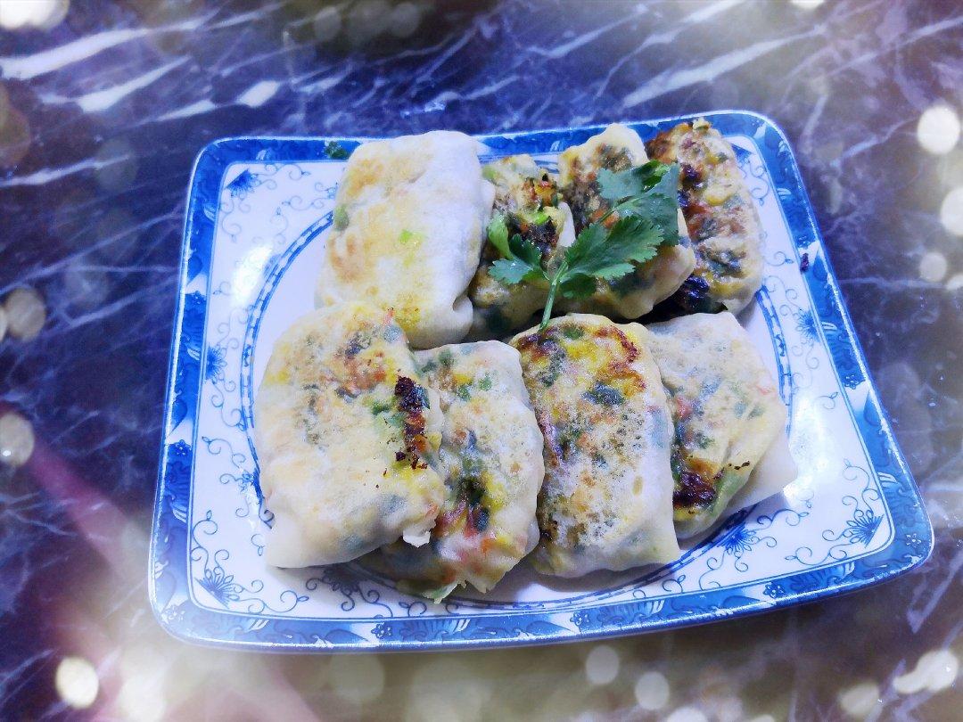皮薄馅多的韭菜盒子