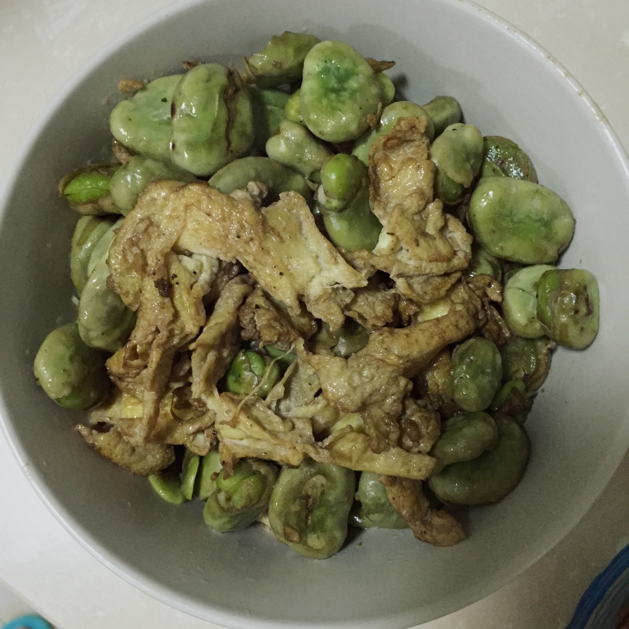 蚕豆炒蛋