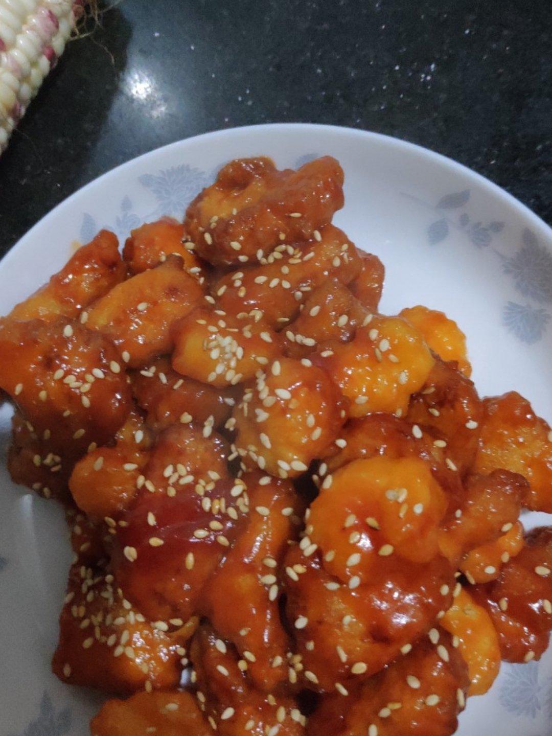 酸甜可口的糖醋里脊(鸡胸肉版)