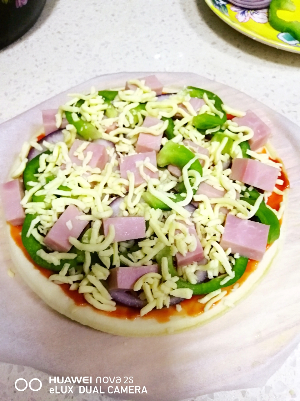 蔬菜火腿披萨的做法 步骤6